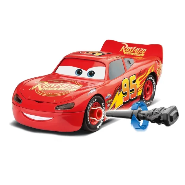4009806562-11 Revell - Lightning McQueen Disney-Cars Auto mit Licht&Sound - 06562