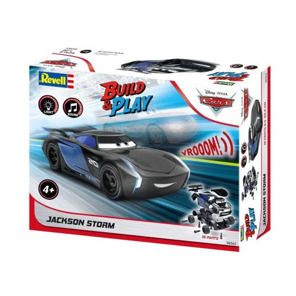 4009806563-15 Revell - Jackson Storm Disney-Cars Auto mit Licht & Sound - 06563