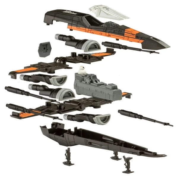 4009806564-4 Revell - Poe's X-Wing Fighter (w/Sound): Build & Play - 06564