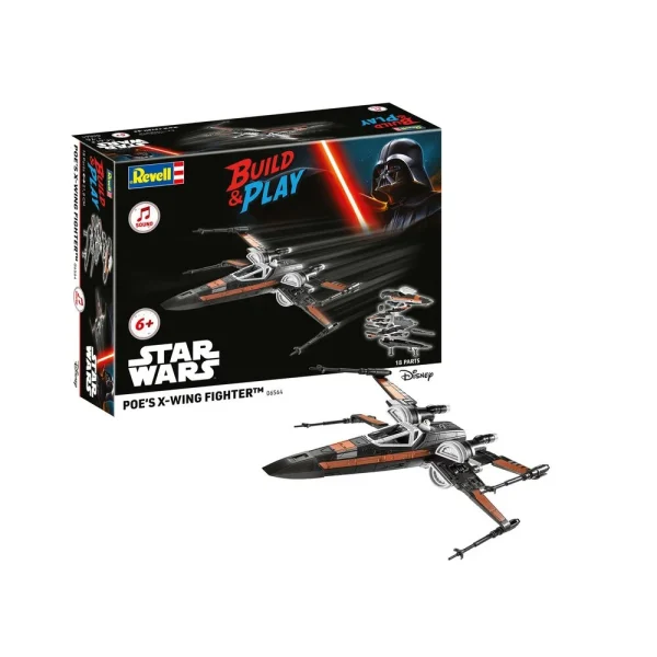Revell - Poe's X-Wing Fighter (w/Sound): Build & Play - 06564