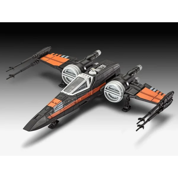 4009806564-7 Revell - Poe's X-Wing Fighter (w/Sound): Build & Play - 06564