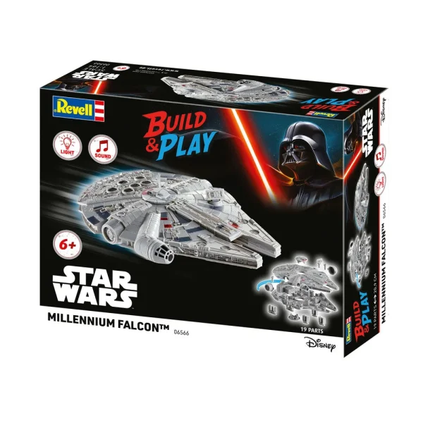 4009806566-10 Revell - Millennium Falcon (Light/Sound): Build & Play - 06566