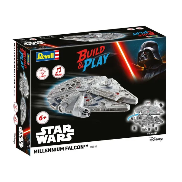 4009806566-8 Revell - Millennium Falcon (Light/Sound): Build & Play - 06566