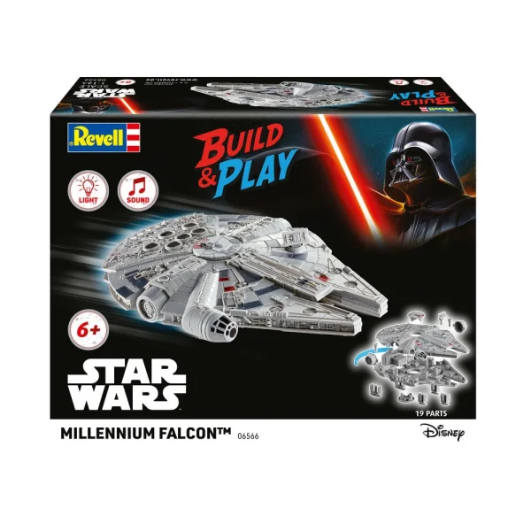 4009806566-9 Revell - Millennium Falcon (Light/Sound): Build & Play - 06566