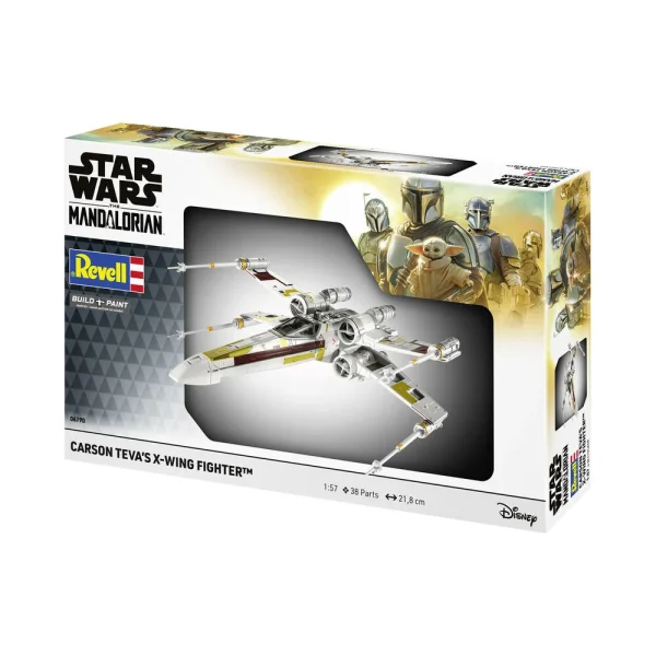 4009806790-10 Revell - Carson Teva's X-Wing Fighter: The Mandalorian - 06790