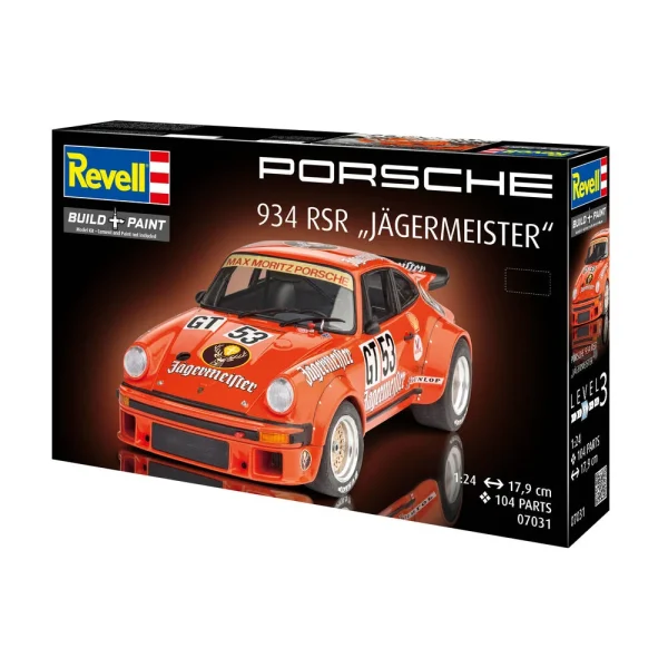 4009807031-11 Revell - Porsche 934 RSR "Jägermeister - 07031
