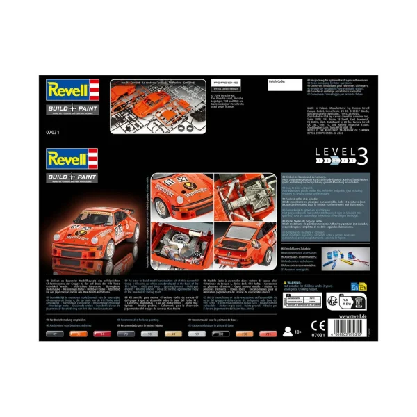 4009807031-12 Revell - Porsche 934 RSR "Jägermeister - 07031