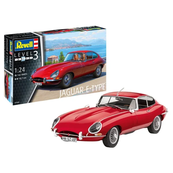 4009807668 Revell - Jaguar E-Type (Coupé) - 07668