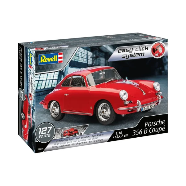 4009807679-9 Revell - Porsche 356B Coupé -75 Years Plastic Modelbuilding - 07679