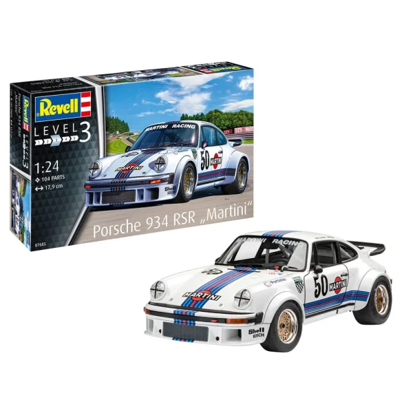 4009807685-11 Revell - Porsche 934 RSR "Martini - 07685