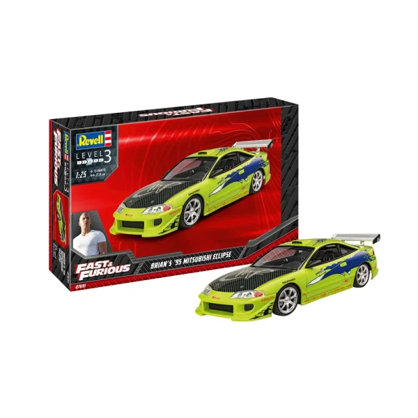 Revell - Fast & Furious Brian's 1995 Mitsubishi Eclipse - 7691
