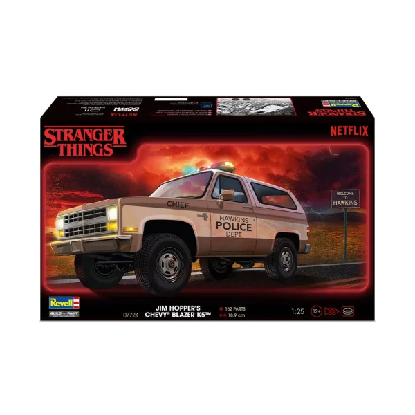 4009807724-10 Revell - Stranger Things 1985 Chevrolet K5 Blazer - 07724