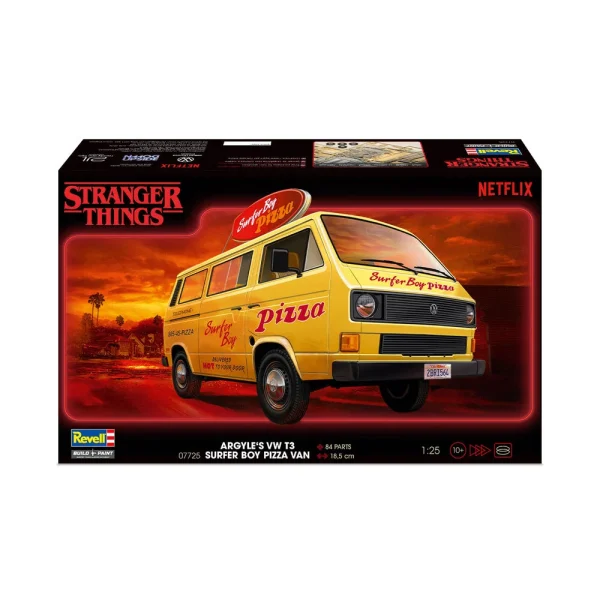 4009807725-13 Revell - Stranger Things VW T3 Bus Surfer Boy - 07725