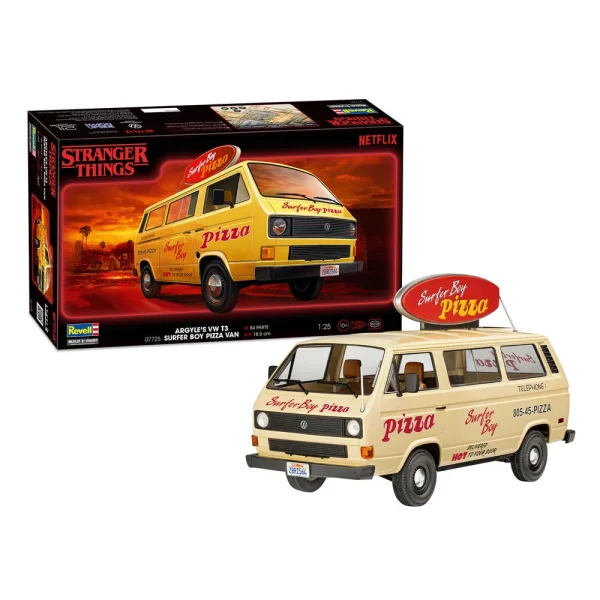 4009807725 Revell - Stranger Things VW T3 Bus Surfer Boy - 07725