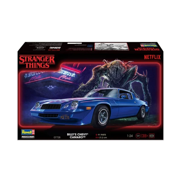 4009807728-10 Revell - Stranger Things Chevy Camaro Z/28 - 07728