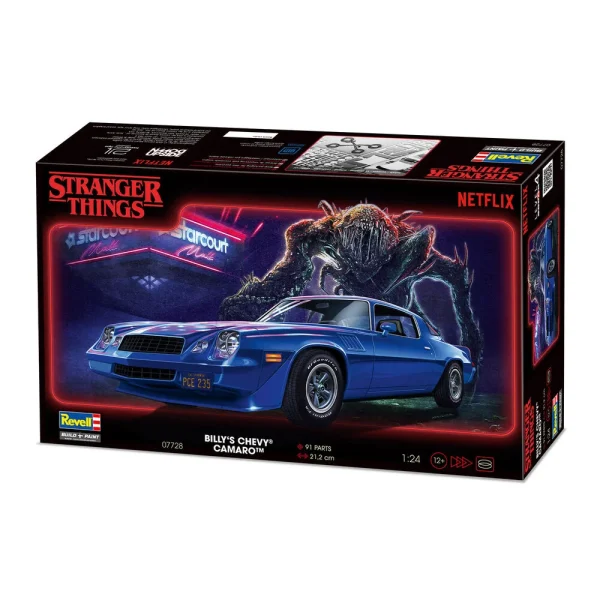 4009807728-11 Revell - Stranger Things Chevy Camaro Z/28 - 07728