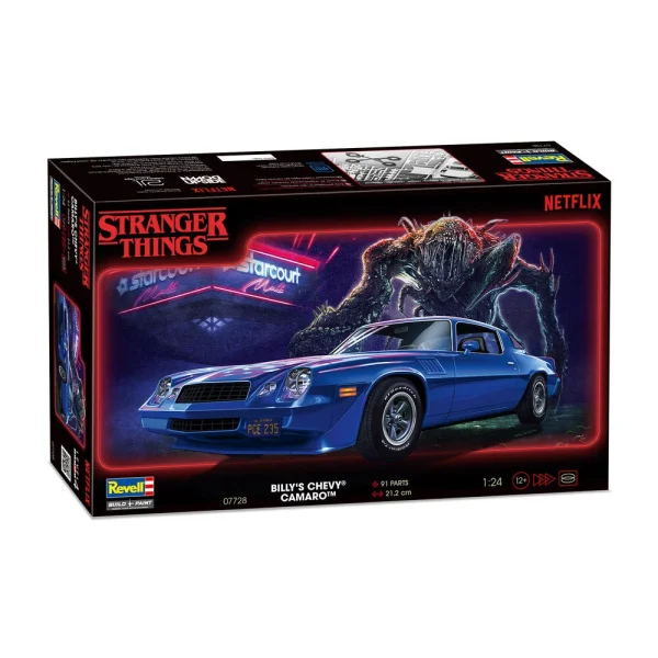 4009807728-9 Revell - Stranger Things Chevy Camaro Z/28 - 07728