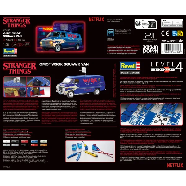 4009807732-11 Revell - Car Stranger Things - 07732