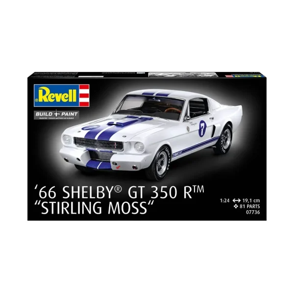 4009807736-2 Revell - 1966 Shelby GT 350 R Stirling Moss - 07736
