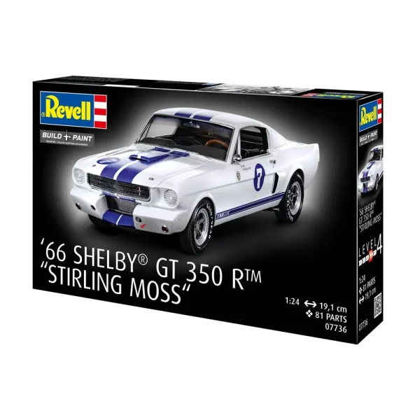 4009807736-3 Revell - 1966 Shelby GT 350 R Stirling Moss - 07736