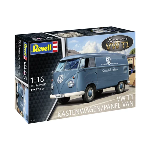 4009807742-6 Revell - VW T1 Panel Van - 75 Years of the VW T1 - 07742