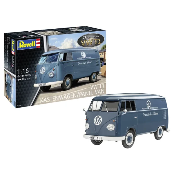 4009807742 Revell - VW T1 Panel Van - 75 Years of the VW T1 - 07742