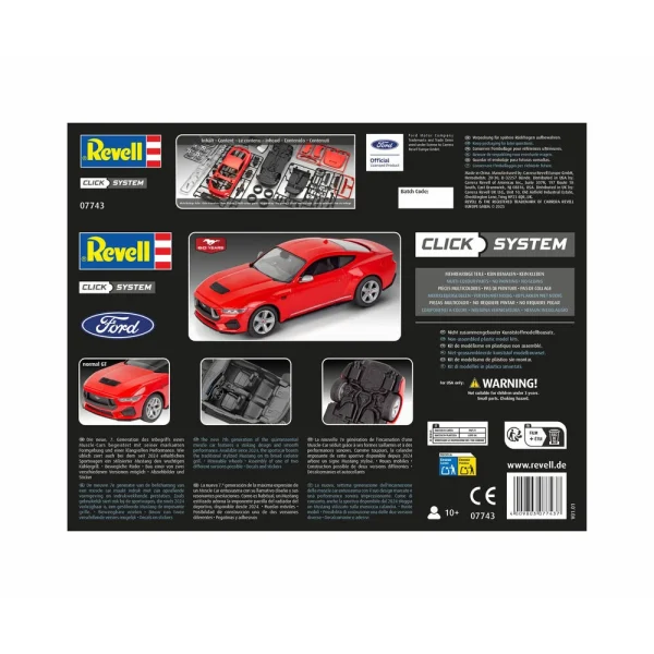 4009807743-13 Revell - 2024 Ford Mustang GT (easy-click) - 07743