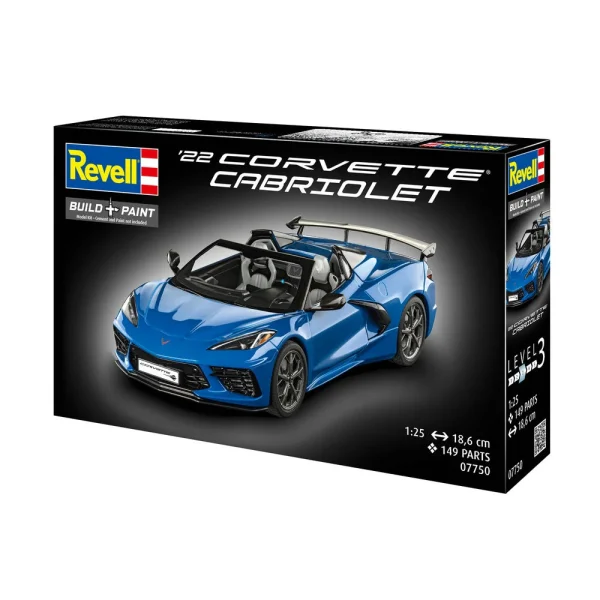 4009807750-10 Revell - Corvette C8 Cabriolet - 07750