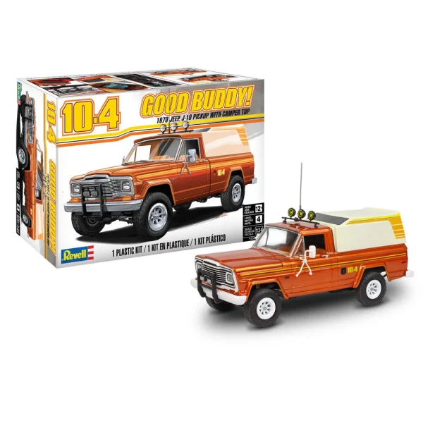 4009814568 Revell - Jeep J-10 pickup with camper - 14568