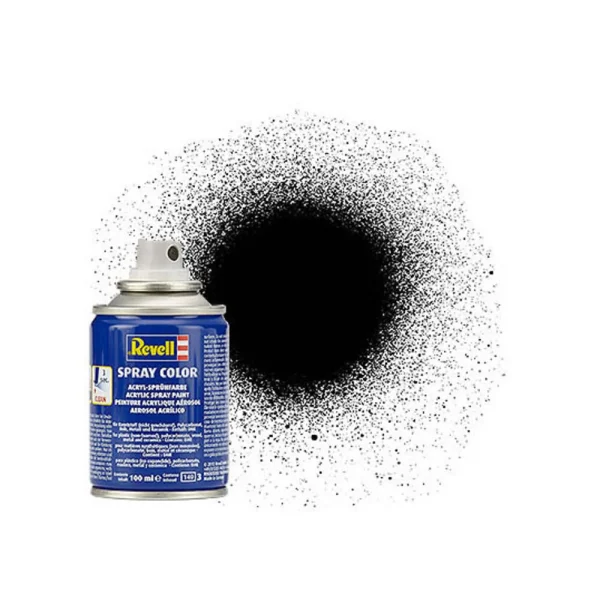 Revell - Spray schwarz, seidenmatt - 34302