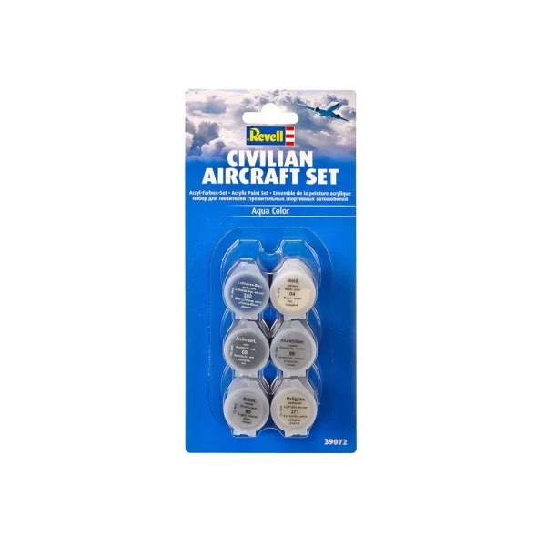 Revell - Farben-Set Zivilflugzeuge - 39072