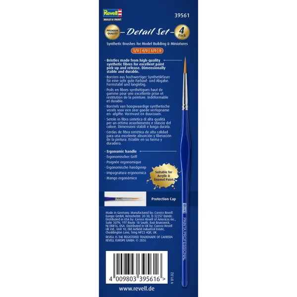 Revell - Painta Professional Brushes: Detail Set - 39561