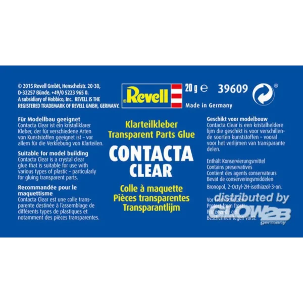 Revell - Contacta Clear, 20 g - 39609