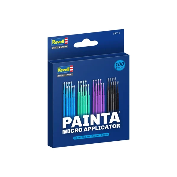 4009839619-2 Revell - Micro Applicator / 100pcs / 2,5mm / 2,0mm / 1,5mm - 39619