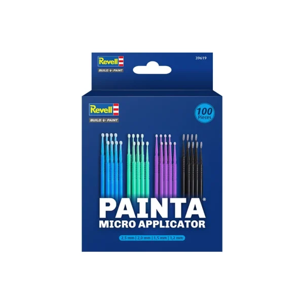 4009839619-3 Revell - Micro Applicator / 100pcs / 2,5mm / 2,0mm / 1,5mm - 39619