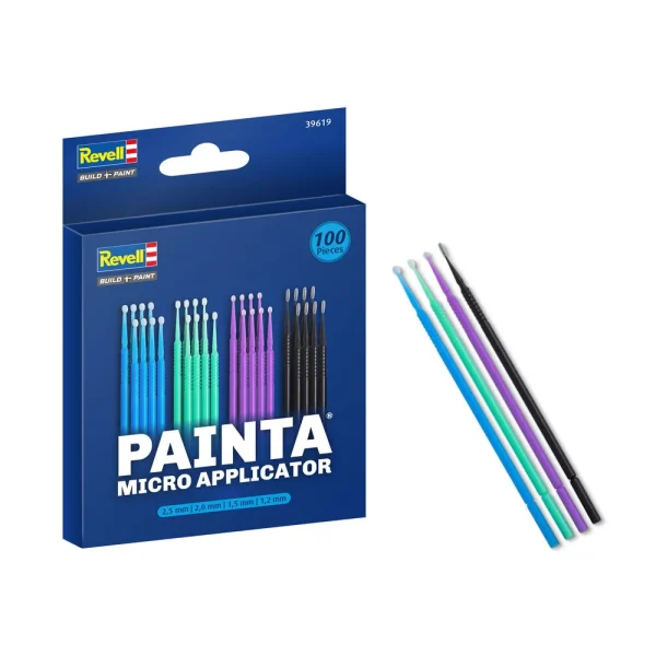 Revell - Micro Applicator / 100pcs / 2,5mm / 2,0mm / 1,5mm - 39619