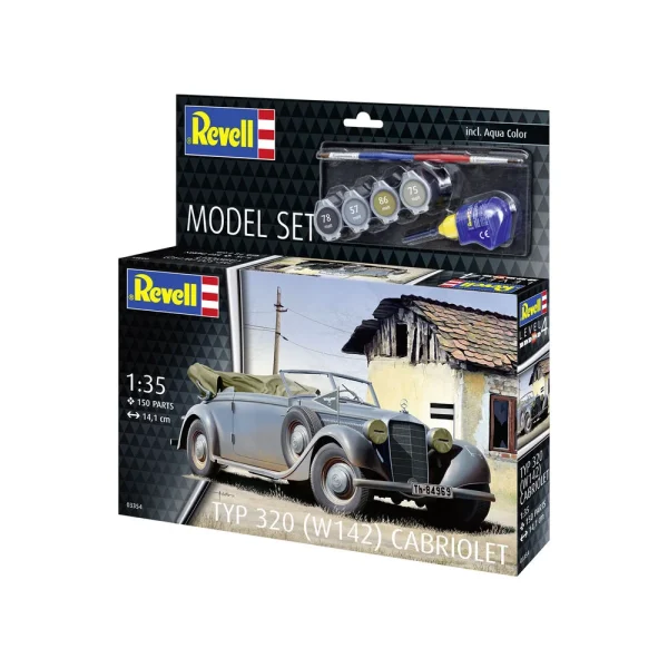 4009863354-3 Revell - Model Set Typ 320 (W142) Cabriolet - 63354