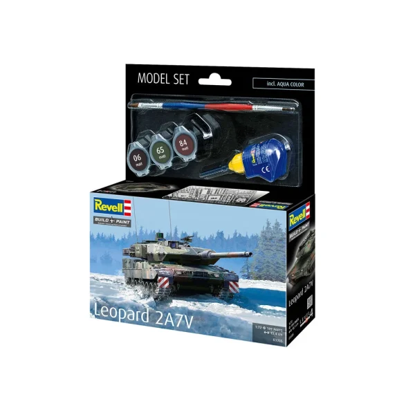 4009863355-2 Revell - Model Set Leopard 2 A7V - 63355