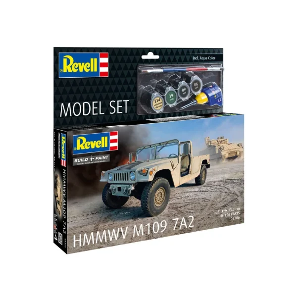 4009863366-1 Revell - Model Set HMMWV M1097A2 - 63366