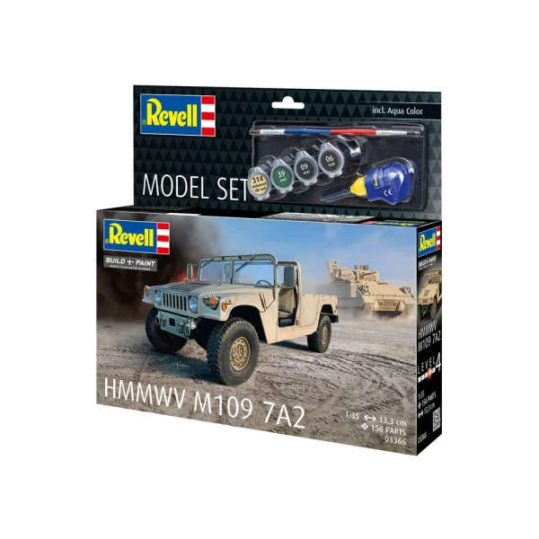 4009863366-3 Revell - Model Set HMMWV M1097A2 - 63366