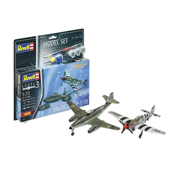 4009863711 Revell - Model Set Combat Set Me262 & P-5 - 63711