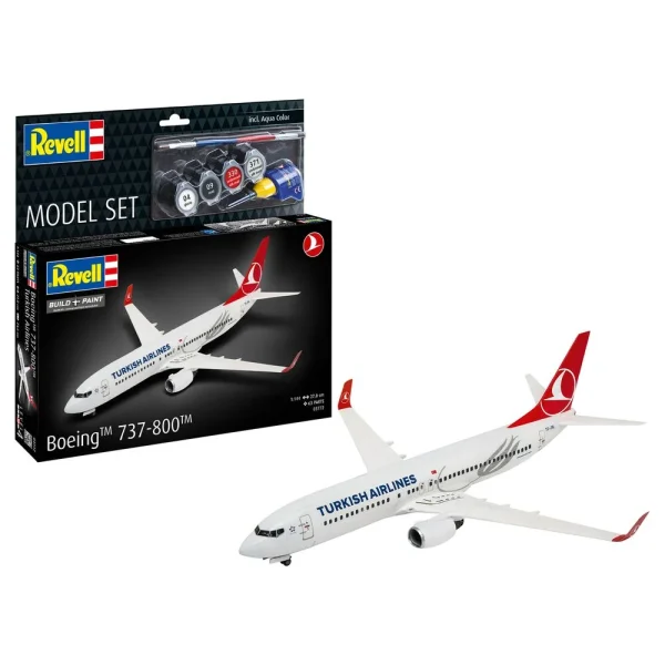 4009863772 Revell - Model Set Boeing 737-800 Turkish Airlines - 63772