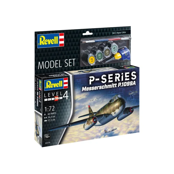 4009863774-1 Revell - Model Set Messerschmitt P.1099A - P-Series - 63774