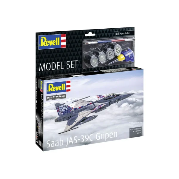 4009863776-2 Revell - Model Set Saab JAS-39C Gripen - 63776