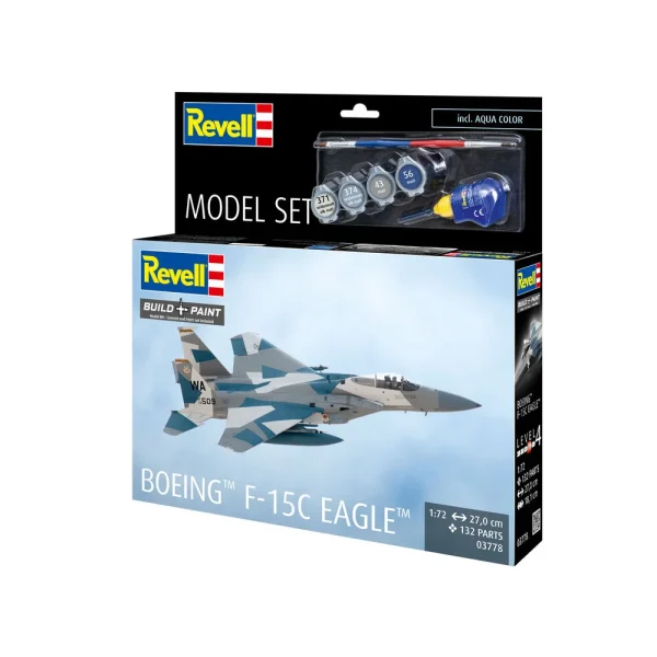 4009863778-3 Revell - Model Set Boeing F-15C Eagle - 63778