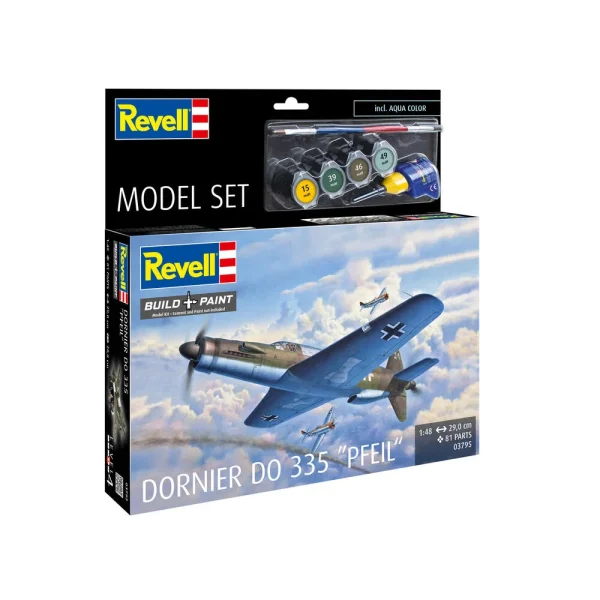 4009863795-9 Revell - Model Set Do335 Pfeil - 63795