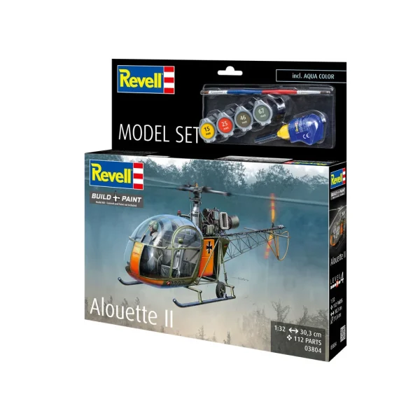 4009863804-11 Revell - Model Set Alouette II - 63804