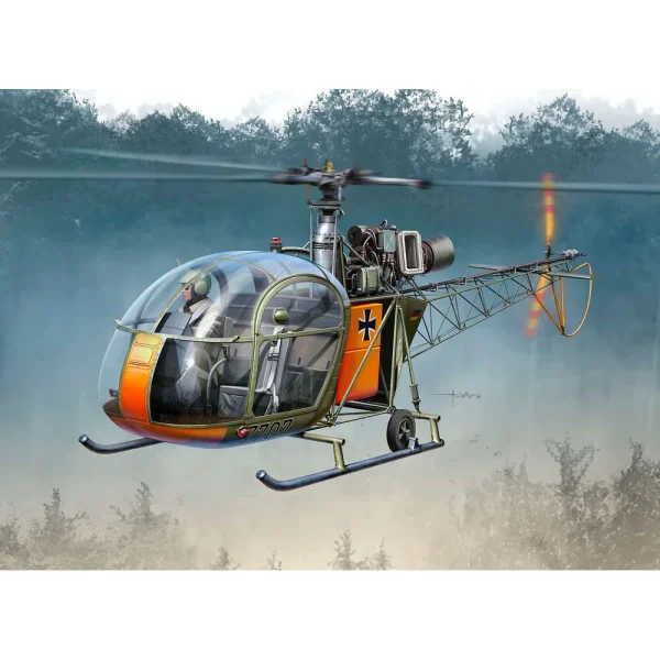 4009863804-7 Revell - Model Set Alouette II - 63804