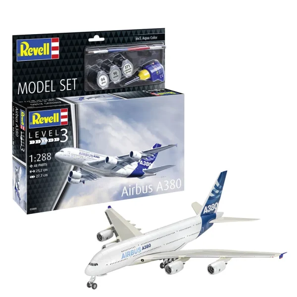 Revell - Model Set Airbus A380 - 63808