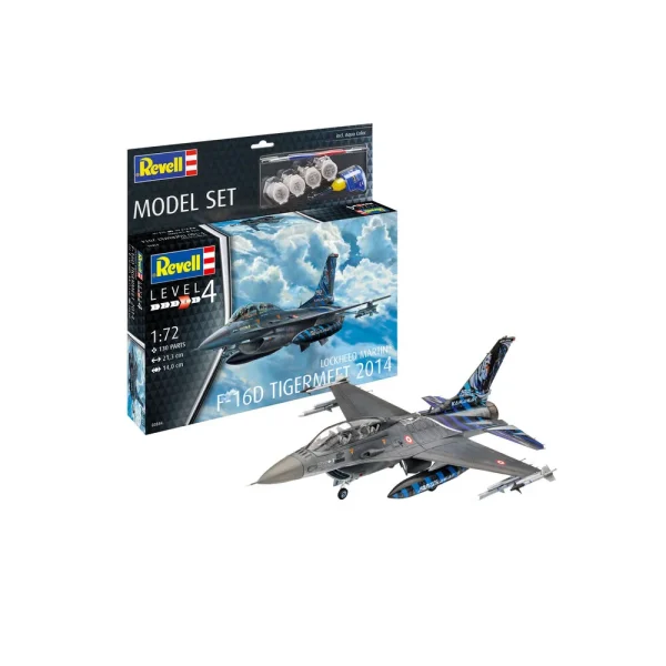 4009863844 Revell - Model Set Lockheed Martin F-16D Tigermeet 2014 - 63844